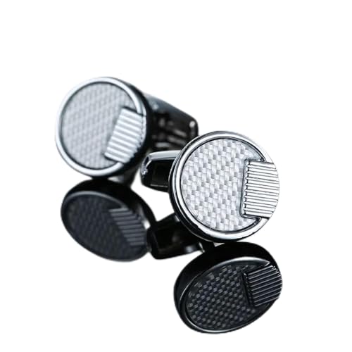 Hemd Manschettenknöpfe Männer Stahl Gravur Manschette Links for Hochzeit Party Einfache Hülse Hochzeit Tanzparty Business(Color 11) von KBLDOPN