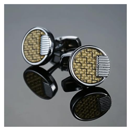 Hemd Manschettenknöpfe Männer Stahl Gravur Manschette Links for Hochzeit Party Einfache Hülse Hochzeit Tanzparty Business(Color15) von KBLDOPN