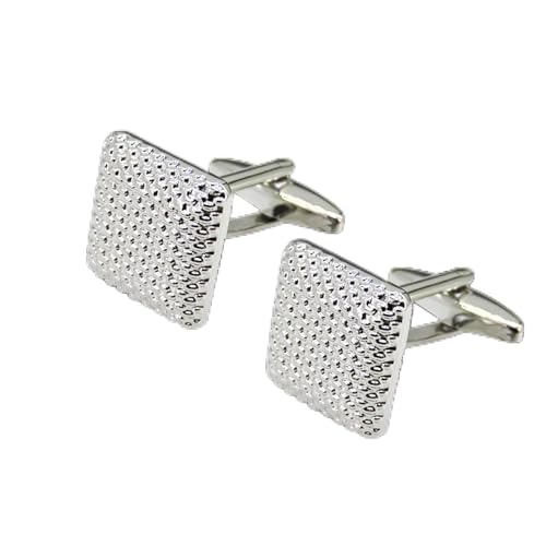Hemd Manschettenknöpfe Männer Stahl Gravur Manschette Links for Hochzeit Party Einfache Hülse Hochzeit Tanzparty Business(Color25) von KBLDOPN