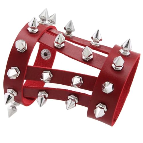 KBLDOPN Hip Hop Skelett Nieten Punk Armband Geeignet for Frauen Und Männer Täglichen Urlaub Party Tragen Rock Für Party/Konzert/Cosplay(Color-09) von KBLDOPN