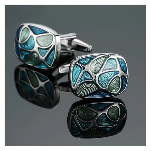 Manschettenknöpfe Schmuck Krone Schmetterling Kristall Herren Hochzeit Hemd Abzeichen Pin Hochzeit Tanzparty Business(Color29) von KBLDOPN