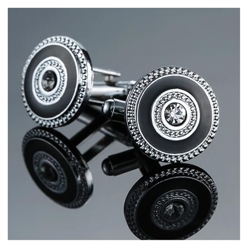 Manschettenknöpfe Schmuck Krone Schmetterling Kristall Herren Hochzeit Hemd Abzeichen Pin Hochzeit Tanzparty Business(Color31) von KBLDOPN