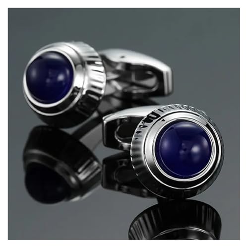 Manschettenknöpfe Schmuck Krone Schmetterling Kristall Herren Hochzeit Hemd Abzeichen Pin Hochzeit Tanzparty Business(Color9) von KBLDOPN