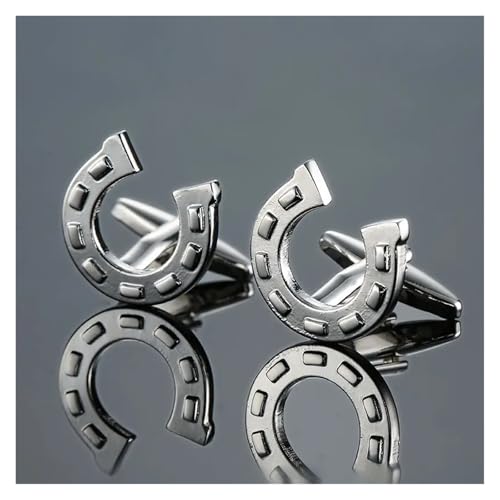 Messing Material Blume Flügel Silber Manschettenknöpfe Herren Hemd Schmuck Hochzeit Tanzparty Business(Color6) von KBLDOPN