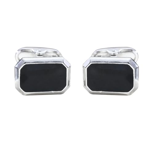 Quadratische Manschettenknöpfe Herren Business Bankett Anzug Hemd Manschettenknöpfe Luxus Hochzeit Manschettenknöpfe Hochzeit Tanzparty Business von KBLDOPN