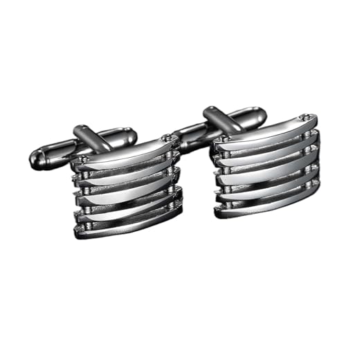 Rechteckige Manschettenknöpfe aus Emaille-Kupfermaterial for Herrenhemden Hochzeit Tanzparty Business(Color 23) von KBLDOPN