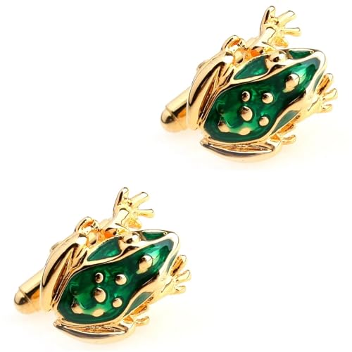 Tier Manschettenknöpfe Herren Manschettenknöpfe for Hemden Hochzeit Tanzparty Business(Color22) von KBLDOPN