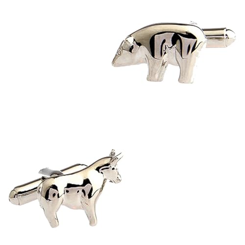 Tier Manschettenknöpfe Herren Manschettenknöpfe for Hemden Hochzeit Tanzparty Business(Color26) von KBLDOPN