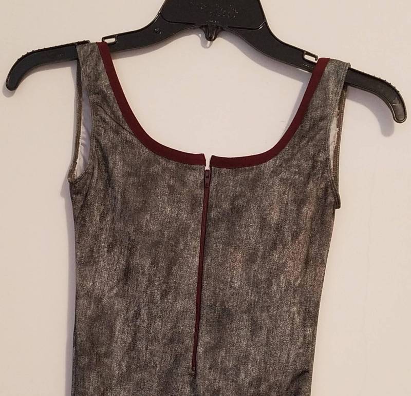 Made To Order Tank Reißverschluss Trikot - Denim Look von KBLDesigns