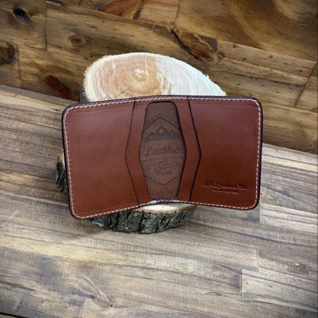 Waco Reverse Bifold Kartenetui von KBLeatherCo