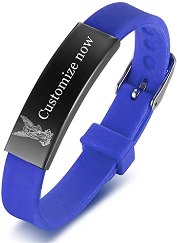 KBNSUIAN St. Michael der Verteidiger Erzengel Gebet Silikon Armband Armreif für Erwachsene Jugendliche, Christus Krieger Patron St. Michael Amulett Armreif Personalisierte Christliche Schmuck von KBNSUIAN