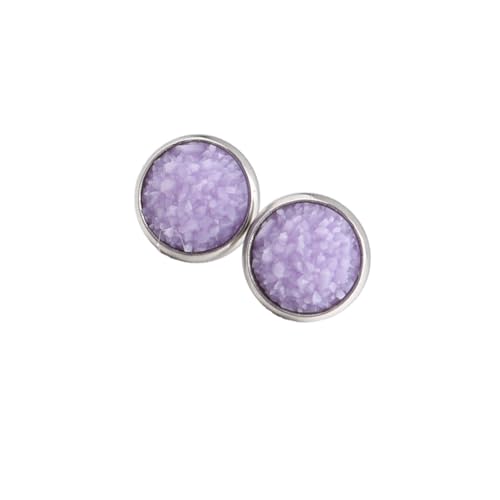 1 Paar 10 mm weibliche Ohrstecker Ohrringe funkelnde Ehefrau Mutter Geschenke Schmuck Jahrestag Hochzeit Verlobung Party Stil 6, Style 11, Kunststoff, Siehe Beschreibung von KBOLAE