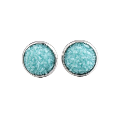 1 Paar 10 mm weibliche Ohrstecker Ohrringe funkelnde Ehefrau Mutter Geschenke Schmuck Jahrestag Hochzeit Verlobung Party Stil 6, Style 22, Kunststoff, Siehe Beschreibung von KBOLAE