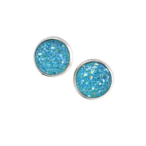 1 Paar 10 mm weibliche Ohrstecker Ohrringe funkelnde Ehefrau Mutter Geschenke Schmuck Jahrestag Hochzeit Verlobung Party Stil 6, Style 27, Kunststoff, Siehe Beschreibung von KBOLAE