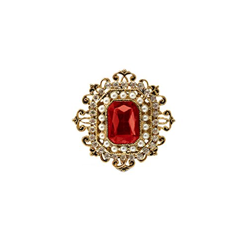Brosche im Retro-Stil, viktorianischer Kristall, Smaragd, Blume, für Damen, Accessoires, Geschenk, Grün, 1.8 x 1.8 in, Kunststoff, Siehe Beschreibung Brosche im Retro-Stil, viktorianischer Kristall, Smaragd, Blume, für Damen, Accessoires, Geschenk, Grün, 1.8 x 1.8 in, Kunststoff, Siehe Beschreibung von KBOLAE