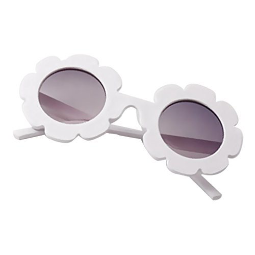 KBOLAE Schöne runde Sonnenbrille für Babys, Jungen, Mädchen, Kleinkind, weicher Kunststoff, Rot, weiß, Einheitsgröße KBOLAE Schöne runde Sonnenbrille für Babys, Jungen, Mädchen, Kleinkind, weicher Kunststoff, Rot, weiß, Einheitsgröße von KBOLAE