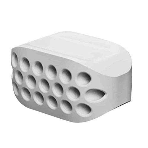 Männer Frauen Kiefertrainer Gesicht Hals Exerciser Jawline Massage Training Fitnessgeräte Professionelles Gerät Haushalt Gym Weiß 1pc, 1pcs von KBOLAE