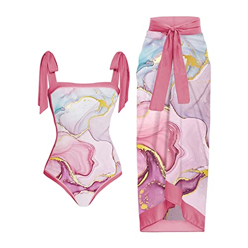 Badeanzug Damen Sexy Bauchweg Push Up Bademode Monokini Set Zweiteilig Vintage Blumen Drucken Einteiler Bikini Cover Up Rock High Waist Swimsuit Frauen Schwimmanzug Bademode Badeanzug Damen Sexy Bauchweg Push Up Bademode Monokini Set Zweiteilig Vintage Blumen Drucken Einteiler Bikini Cover Up Rock High Waist Swimsuit Frauen Schwimmanzug Bademode von KBOPLEMQ