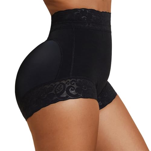 KBOPLEMQ Damen Butt Lifter Höschen Hüfte Push Up Slip Po Heber Unterhose Hip Enhancer Shapewear Gepolstert Miederhose Miederslip Seamless Unterwäsche Bauchweg Unterhose Bauchkontrolle Miederhose von KBOPLEMQ