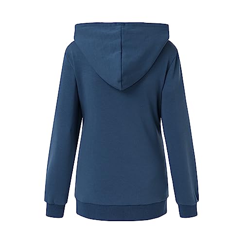 KBOPLEMQ Damen Still-Hoodie Sweatshirt Langarm Stillen Umstands-Tops Freizeitkleidung Stillpullover Stilloberteil Umstandsmode Hoodie Sweatshirt zum Stillen Winter Warme Wattierter Pullover von KBOPLEMQ