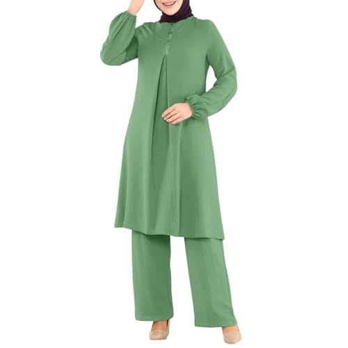 KBOPLEMQ Gebetskleidung Muslim Damen Langarm Top + Lang Hose 2 Teiler Corban Ramadan Outfit Abaya Muslim Set Corban Ramadan Outfit Naher Osten Arabisch Islamische Kleidung KBOPLEMQ Gebetskleidung Muslim Damen Langarm Top + Lang Hose 2 Teiler Corban Ramadan Outfit Abaya Muslim Set Corban Ramadan Outfit Naher Osten Arabisch Islamische Kleidung von KBOPLEMQ
