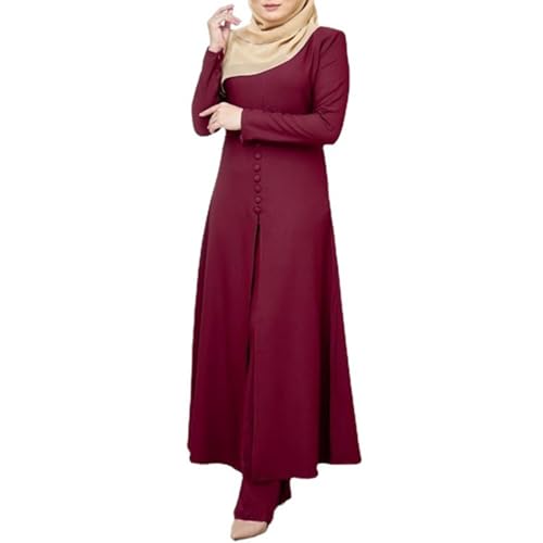 KBOPLEMQ Gebetskleidung Muslim Damen Langarm Top + Lang Hose 2 Teiler Corban Ramadan Outfit Abaya Muslim Set Corban Ramadan Outfit Naher Osten Arabisch Islamische Kleidung KBOPLEMQ Gebetskleidung Muslim Damen Langarm Top + Lang Hose 2 Teiler Corban Ramadan Outfit Abaya Muslim Set Corban Ramadan Outfit Naher Osten Arabisch Islamische Kleidung von KBOPLEMQ