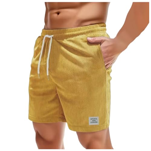 KBOPLEMQ Herren Cord Kurze Hosen Shorts mit Taschen Sommer Casual Kurze Hosen Elastische Taille Loose Beach Shorts Herren Corduroy Shorts Bequeme Freizeithose Kurze Leichte Sportshorts KBOPLEMQ Herren Cord Kurze Hosen Shorts mit Taschen Sommer Casual Kurze Hosen Elastische Taille Loose Beach Shorts Herren Corduroy Shorts Bequeme Freizeithose Kurze Leichte Sportshorts von KBOPLEMQ