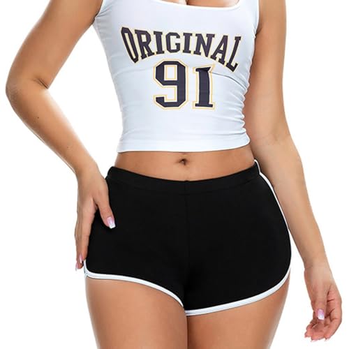 KBOPLEMQ Kurz Yoga Leggings Damen Kurze Sporthose Boom Booty Stretch Scrunch Sexy Wandern Outdoor Workout Sportshorts Gym Shorts Kurze Hose Hotpants Leggings für Pole Dance Rave Femboy Twerk KBOPLEMQ Kurz Yoga Leggings Damen Kurze Sporthose Boom Booty Stretch Scrunch Sexy Wandern Outdoor Workout Sportshorts Gym Shorts Kurze Hose Hotpants Leggings für Pole Dance Rave Femboy Twerk von KBOPLEMQ