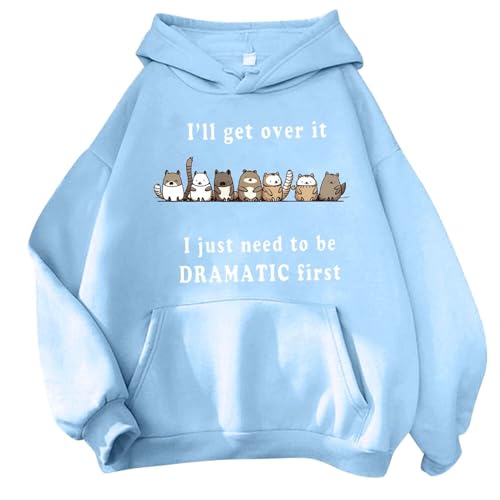 Pullover Teenager Mädchen Kawaii Hoodie Herbst Winter Kapuzenpullover Damen Sweatshirt Kapuze Sport Warme Oberteile Kapuzenpulli Kreativer Süßer Cartoon Bequeme Langarm Warm Outwear von KBOPLEMQ