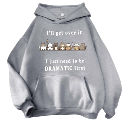 Pullover Teenager Mädchen Kawaii Hoodie Herbst Winter Kapuzenpullover Damen Sweatshirt Kapuze Sport Warme Oberteile Kapuzenpulli Kreativer Süßer Cartoon Bequeme Langarm Warm Outwear von KBOPLEMQ