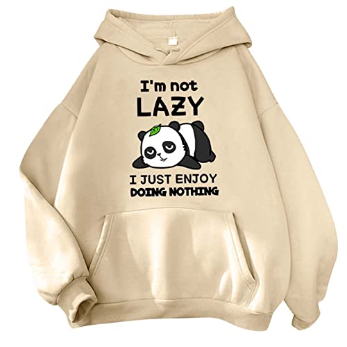 Pullover Teenager Mädchen Kawaii Hoodie Herbst Winter Kapuzenpullover Damen Sweatshirt Kapuze Sport Warme Oberteile Kapuzenpulli Kreativer Süßer Cartoon Bequeme Langarm Warm Outwear von KBOPLEMQ