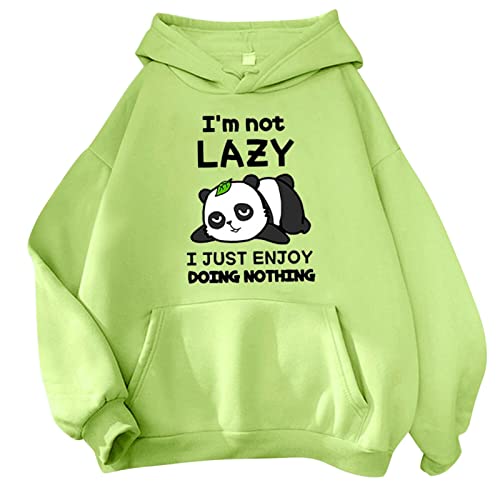 Pullover Teenager Mädchen Kawaii Hoodie Herbst Winter Kapuzenpullover Damen Sweatshirt Kapuze Sport Warme Oberteile Kapuzenpulli Kreativer Süßer Cartoon Bequeme Langarm Warm Outwear von KBOPLEMQ