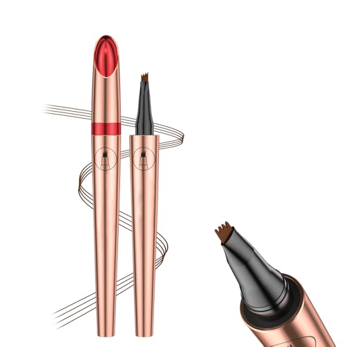 KBRPEY Augenbrauenstift 3D Wasserfest Microblading mit 4 Gabelspitzen Langlebig Natürlich Feiner ein Magischer Eyebrow Pencil Wischfest Schweißfester Erzeugt Natürliche Augenbrauen KBRPEY Augenbrauenstift 3D Wasserfest Microblading mit 4 Gabelspitzen Langlebig Natürlich Feiner ein Magischer Eyebrow Pencil Wischfest Schweißfester Erzeugt Natürliche Augenbrauen von KBRPEY