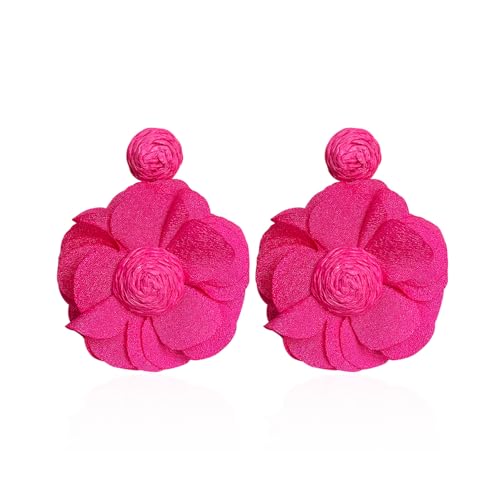 KBRPEY Blumen Ohrringe für Damen Bunte Blumen Ohrstecker aus Stoff Blume Tropfen Ohrringe Hypoallergene Ohrringe Modeschmuck Geschenk für Frauen Mädchen Geburtstag Jahrestag KBRPEY Blumen Ohrringe für Damen Bunte Blumen Ohrstecker aus Stoff Blume Tropfen Ohrringe Hypoallergene Ohrringe Modeschmuck Geschenk für Frauen Mädchen Geburtstag Jahrestag von KBRPEY
