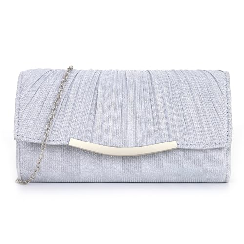 KBRPEY Clutch Abendtasche für Damen Glänzende Pailletten Abendtaschen mit Abnehmbarer Kette Elegante Handtaschen Cross Body Umhängetasche für Hochzeit Party Bankett Feiertage KBRPEY Clutch Abendtasche für Damen Glänzende Pailletten Abendtaschen mit Abnehmbarer Kette Elegante Handtaschen Cross Body Umhängetasche für Hochzeit Party Bankett Feiertage von KBRPEY