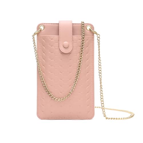 KBRPEY Handytasche zum Umhängen Damen Umhängetasche Damen Bauchtasche Damen Stylisch Crossbody Bag Damen Mini Crossbody Schultertasche Handytasche mit Gewebtem Muster von KBRPEY