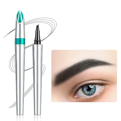 Kbrpey Professioneller Augenbrauenstift Mit 4 Spitzen Design Wasserdicht Und Langanhaltend Natürliche Augenbrauenfarbe Präziser Augenbrauenmarker Ideal Für Perfekte Augenbrauenformung 1 Stück von KBRPEY