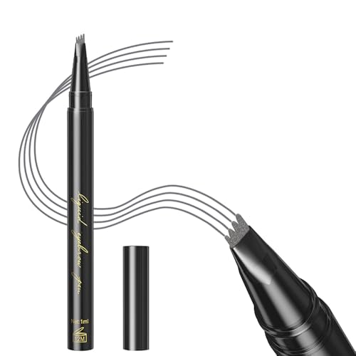 KBRPEY Microblading Augenbrauenstift mit 4 Gabelspitzen Wasserdichter Wischfest Langanhaltenden mit Mikro-Gabelspitze-Applikator für Natürlich Aussehende Definierte Augenbrauen KBRPEY Microblading Augenbrauenstift mit 4 Gabelspitzen Wasserdichter Wischfest Langanhaltenden mit Mikro-Gabelspitze-Applikator für Natürlich Aussehende Definierte Augenbrauen von KBRPEY