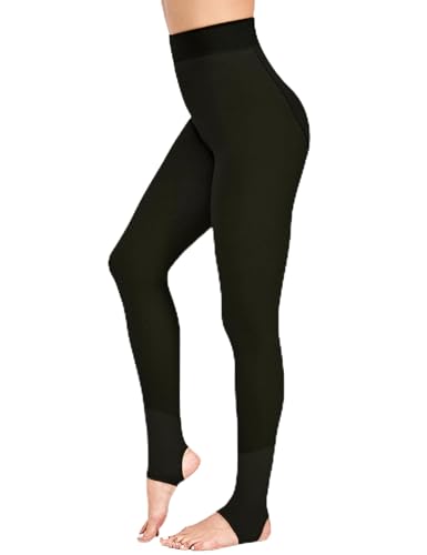 KBVOT Thermo Strumpfhose Damen Thermostrumpfhosen Gefütterte Strumpfhosen Wärme Fleece Strumpfhose Gefälschte Durchscheinend Pantyhose von KBVOT