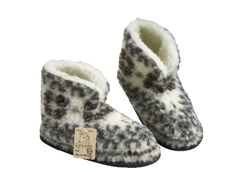 Heimschuh Malmö aus Jacquard Wolle, Größe 44-45, 18435 von KC-Handel