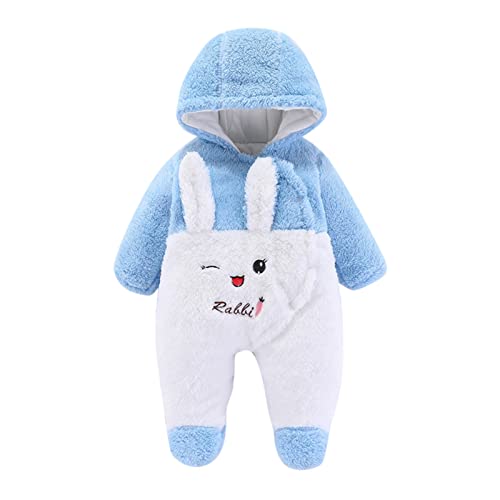 Overall Kinder Jungen Schneeanzug Baby Jumpsuit Kinder Kuschelig Schlafstrampler Mit Füßen Onesies Strampler Neugeborene Mädchen Fleecejacke Jungen von KCDING