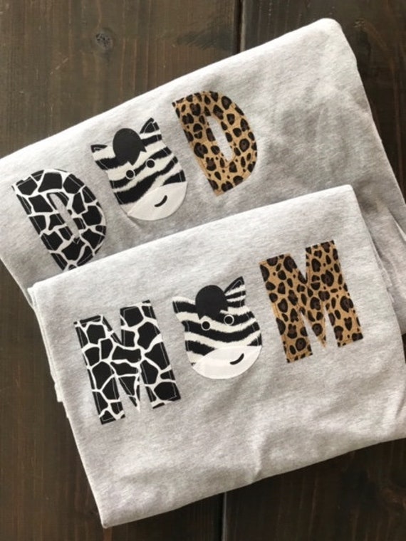 Mama, Papa Oder Geschwister Shirt Für Tier Geburtstag, Zebra, Gepard Geburtstags Zu Koordinieren. Wild One, Zoo Geburtstag ", " Safari Dschungel von KCDesignsCoShop