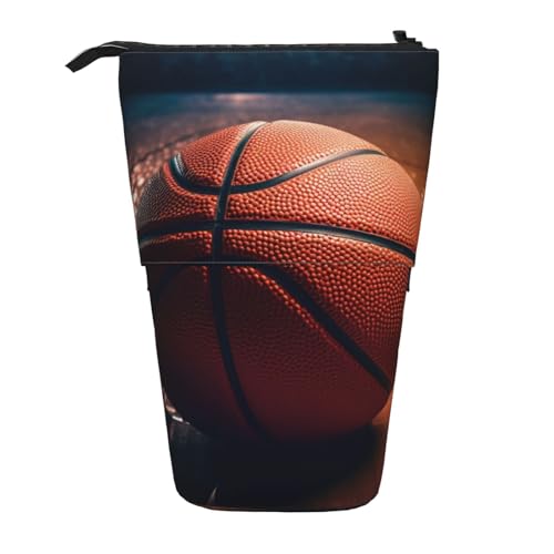 KCGSDEGV Basketball Sport Prints Stehend Erweiterbar Federmäppchen Organizer für Schulstifte, Make-up & Reisen für Studenten & Künstler, Schwarz , Einheitsgröße, Schulranzen KCGSDEGV Basketball Sport Prints Stehend Erweiterbar Federmäppchen Organizer für Schulstifte, Make-up & Reisen für Studenten & Künstler, Schwarz , Einheitsgröße, Schulranzen von KCGSDEGV