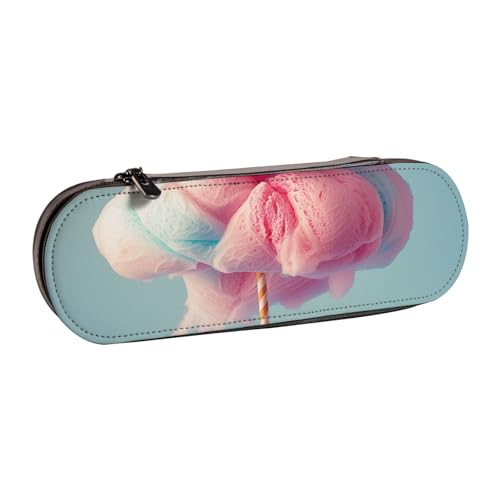 KCGSDEGV Bedrucktes Federmäppchen aus Baumwolle für Schule, Mädchen, Jungen, niedliches Leder-Federmäppchen mit Reißverschluss, Schreibwaren-Organizer-Box, Schwarz , Einheitsgröße, Schulranzen von KCGSDEGV