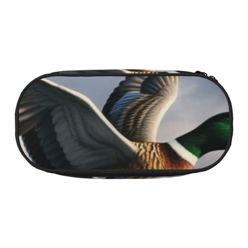 KCGSDEGV Federmäppchen, Motiv: Jagd, fliegende wilde Enten am See, Schreibwaren, Organizer, Stifttasche, Make-up-Tasche für Reisen, Schule, Arbeit, Schwarz , Einheitsgröße, Schulranzen KCGSDEGV Federmäppchen, Motiv: Jagd, fliegende wilde Enten am See, Schreibwaren, Organizer, Stifttasche, Make-up-Tasche für Reisen, Schule, Arbeit, Schwarz , Einheitsgröße, Schulranzen von KCGSDEGV