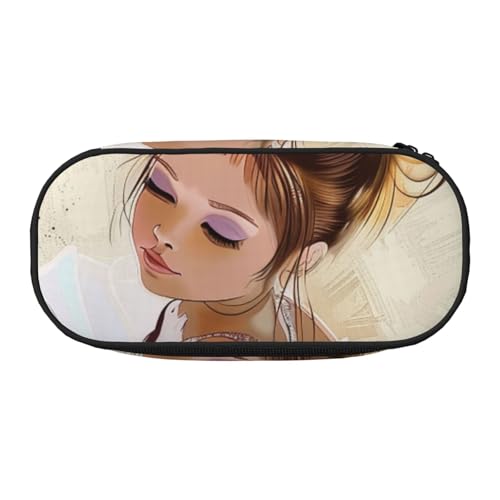 KCGSDEGV Federmäppchen, Motiv: kleine Ballerina, tanzende Drucke, Schreibwaren, Organizer, Stifttasche, Make-up-Tasche für Reisen, Schule, Arbeit, Schwarz , Einheitsgröße, Schulranzen KCGSDEGV Federmäppchen, Motiv: kleine Ballerina, tanzende Drucke, Schreibwaren, Organizer, Stifttasche, Make-up-Tasche für Reisen, Schule, Arbeit, Schwarz , Einheitsgröße, Schulranzen von KCGSDEGV