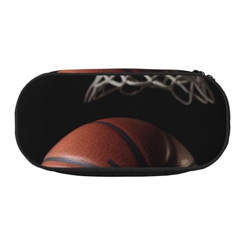 KCGSDEGV Federmäppchen mit Basketball-Aufdruck, Schreibwaren-Organizer, Stifttasche, Make-up-Tasche für Reisen, Schule, Arbeit, Schwarz , Einheitsgröße, Schulranzen KCGSDEGV Federmäppchen mit Basketball-Aufdruck, Schreibwaren-Organizer, Stifttasche, Make-up-Tasche für Reisen, Schule, Arbeit, Schwarz , Einheitsgröße, Schulranzen von KCGSDEGV