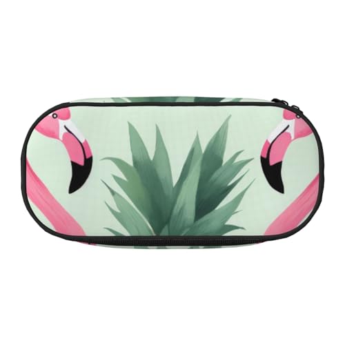 KCGSDEGV Federmäppchen mit Cartoon-Flamingo-Ananas-Aufdruck, Schreibwaren-Organizer, Stifttasche, Make-up-Tasche für Reisen, Schule, Arbeit, Schwarz , Einheitsgröße, Schulranzen KCGSDEGV Federmäppchen mit Cartoon-Flamingo-Ananas-Aufdruck, Schreibwaren-Organizer, Stifttasche, Make-up-Tasche für Reisen, Schule, Arbeit, Schwarz , Einheitsgröße, Schulranzen von KCGSDEGV