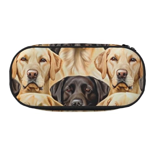 KCGSDEGV Federmäppchen mit Labrador-Retriever-Motiv, für Schreibwaren, Organizer, Stiftebeutel, Make-up-Tasche für Reisen, Schule, Arbeit, Schwarz , Einheitsgröße, Schulranzen KCGSDEGV Federmäppchen mit Labrador-Retriever-Motiv, für Schreibwaren, Organizer, Stiftebeutel, Make-up-Tasche für Reisen, Schule, Arbeit, Schwarz , Einheitsgröße, Schulranzen von KCGSDEGV