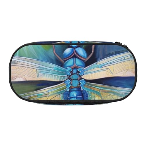 KCGSDEGV Federmäppchen mit Libellen-Motiv, Schreibwaren-Organizer, Stifttasche, Make-up-Tasche für Reisen, Schule, Arbeit, Schwarz , Einheitsgröße, Schulranzen KCGSDEGV Federmäppchen mit Libellen-Motiv, Schreibwaren-Organizer, Stifttasche, Make-up-Tasche für Reisen, Schule, Arbeit, Schwarz , Einheitsgröße, Schulranzen von KCGSDEGV